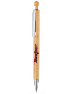 Wooden beech ballpoint pen made of PEFC