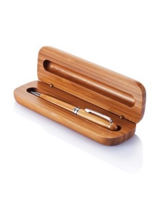 Bamboo pen in pouch