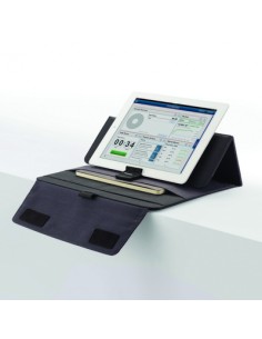 Conference organizer with notebook, tablet stand 7-10"...