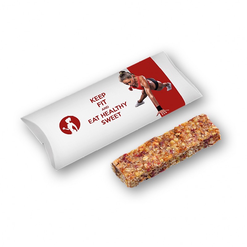 Muesli cereal bar with cranberry / nuts