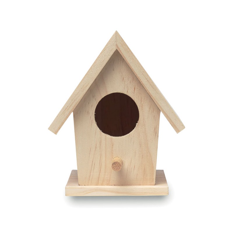 Wooden bird house