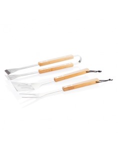 Bamboo grill set