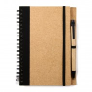 Recycledd wire-bound note-book Han